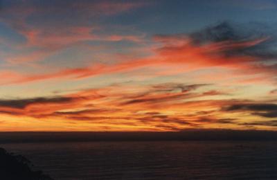 sunset on cirrus from Signal Hill