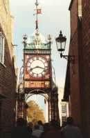 Chester town clock
