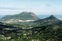 Hout Bay valley with Karbonkelberg and Little Lion's Head from Constantia Corner