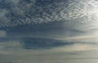 alto-cumulus and alto-stratus patterns