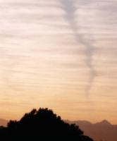 cirrus with unusual shadow