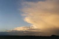 frontal clouds at dawn