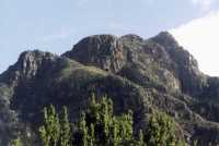 snow dusting on Devil's Peak from Newlands