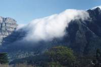 North Wester Table Cloth over Saddle and Devil's Peak