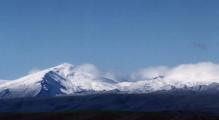 snow capped Matroosberg (2000m elevation) from Ceres
