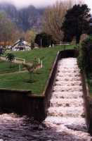 water ladder flowing into Liesbeeck