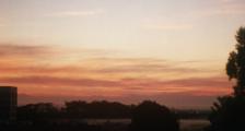 sunrise on cirrus clouds