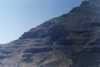 ridges and shadows on Devil's Peak