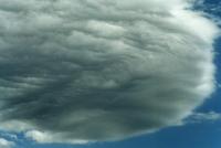 rippled base of lenticular cloud