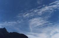cirrus patterns over Devil's Peak