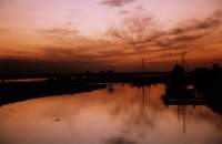 sunset at Port Owen marina