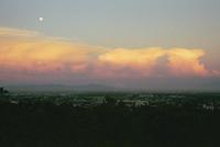 Cumulonimbus band at sunset from UCT