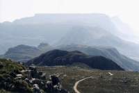 Vlakkenberg and Table Mountain Range from Constantiaberg