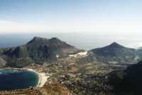 Hout Bay with Karbonkelberg and Little Lion's Head from Constantiaberg