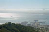Signal Hill, Cape Town Harbour and Table Bay from Lion's Head