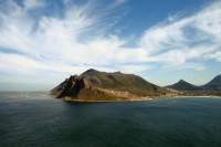 The Sentinel and Hout Bay from Chapman's Peak with cirrus