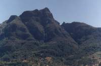 Devil's Peak in midday sun from Rondebosch