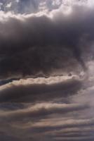 lenticular cloud layers receding