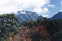 autumn with clouds over Table Mountain