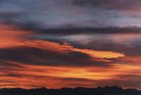 sunrise on altocumulus layers