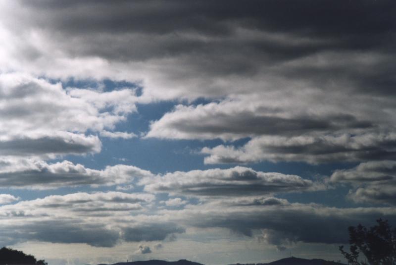 stratocumulus with blue sky in gaps