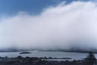 fog over Zandvlei from Boyes Drive