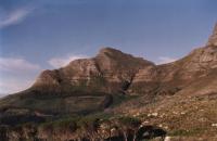 Devil's Peak to the left of Table Mountain