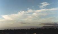 cirrus and cap cloud over Muizenberg Mountain