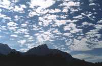 alto cumulus over Devil's Peak