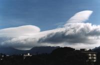 spectacular lenticular cloud over Constantiaberg