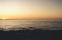 Sundown over Atlantic Ocean from Camps Bay