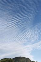 altocumulus rippled patterns over Table Mountain