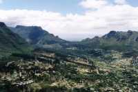 upper Hout Bay valley and Constantia Nek from Little Lions Head