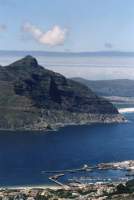Chapman's Peak and Hout Bay Harbour from Little Lion's Head