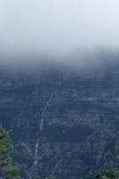 waterfall and trees on Table Mountain
