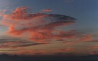 sunrise on alto-cumulus