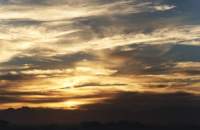 dawn on heavy cirrus