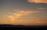 dawn on cirrus over Cape Flats