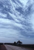 cirrus with contrail
