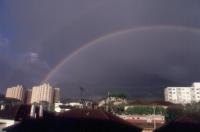 double rainbow over Rosebank