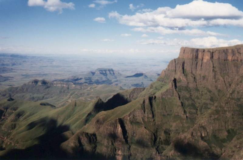 cliff in Drakensberg Mountains