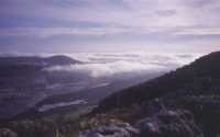 fog and approaching front over Noordhoek
