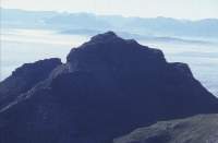 view of Devil's Peak from top of Table Mountain