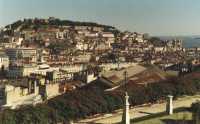 Lisbon Centre from hillside