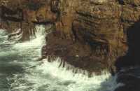 waves on cliffs south west of Lisbon