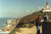 cliffs and lighthouse west of Lisbon