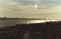 wide angle view of Lisbon