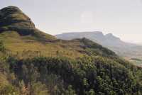 Constantiaberg and Table Mountain from Steenberg Ridge