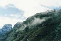 snowy peak above Du Toits Kloof Pass