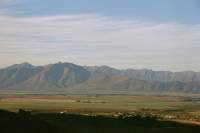 Riebeeck-Kasteel Valley and mountains from pass